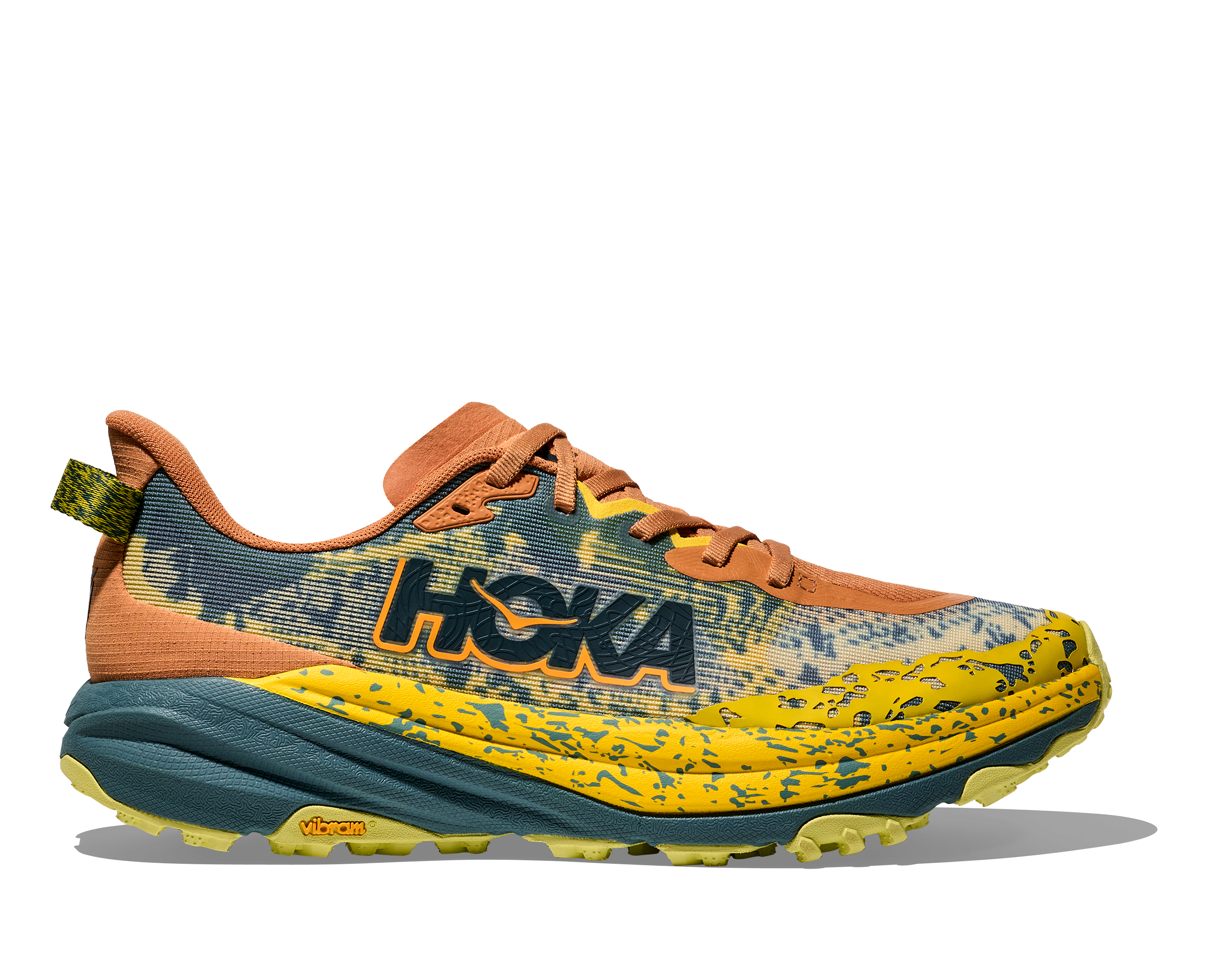 Hoka one one SPEED GOAT6 Orange and yellow Running Shoes size 9.5D HOKA Men main image 4